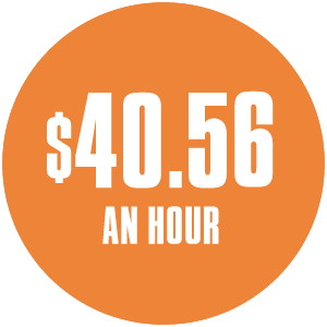 40.65 Per Hour Orange Graphic