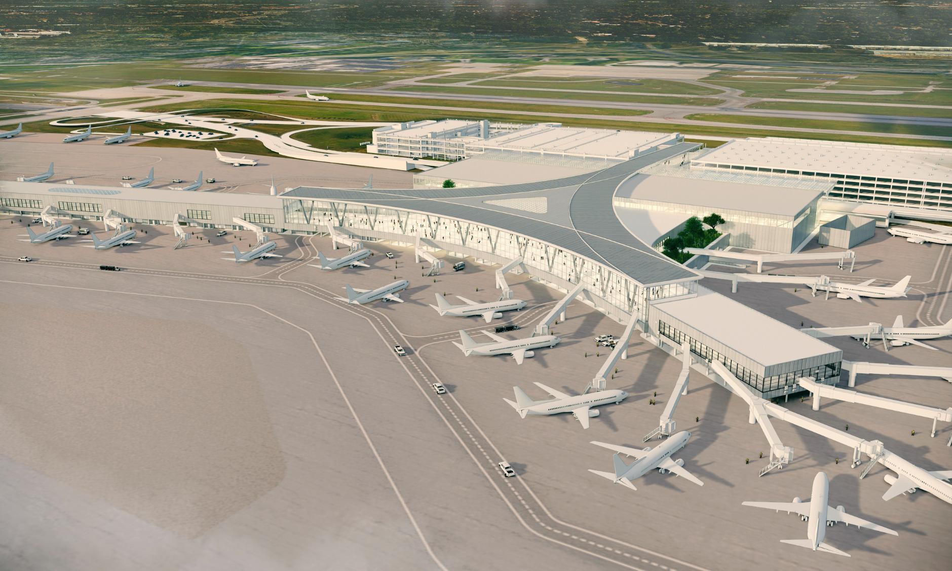 John Glenn International Airport | New Terminal | Artist Rendering | Insulators Local 50